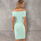 Elegante avondjurk met plooidetails – Bo | Detail